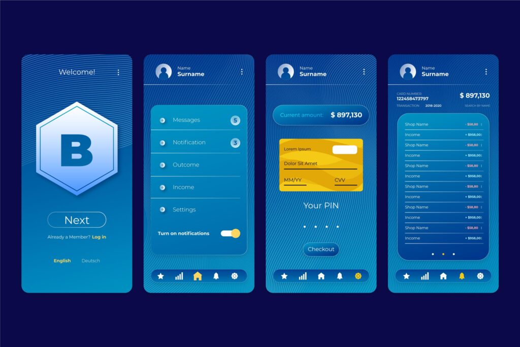 10 Reasons Your Fintech App Isn’t Gaining Sales: A UI/UX Expert’s Perspective 2 Bad VS Good Ui/Ux for Fintech App Development, by fintech app development company.